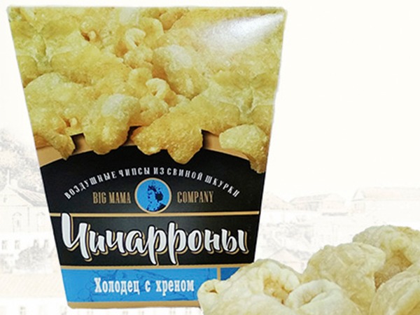 Чичарроны со вкусом холодца и хрена в Ижевске