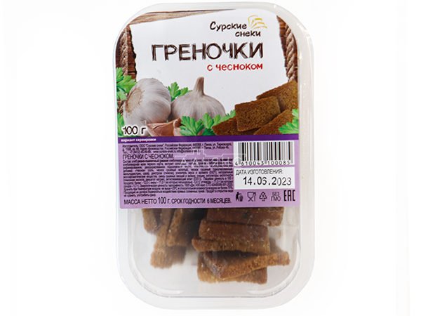 Сурские гренки с Чесноком (100 гр) в Ижевске
