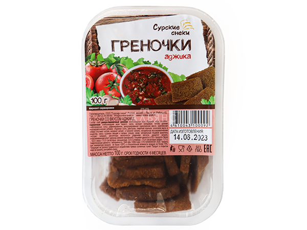 Сурские гренки с Аджикой (100 гр) в Ижевске