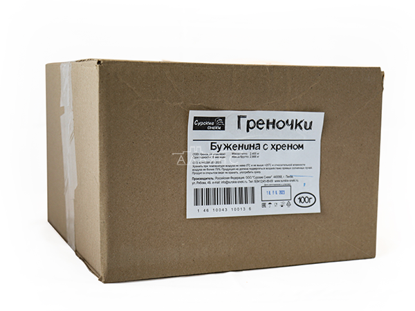 Сурские гренки Буженина с хреном (100 гр) в Ижевске