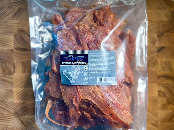 Мясо (АЛЬЯНС) вяленое курица 500гр "С халапеньо" в Ижевске