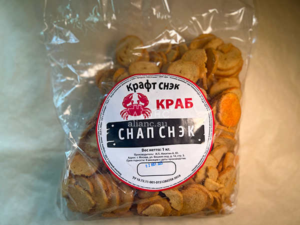 Снапсы ПШЕНИЧНЫЕ "Краб" в Ижевске