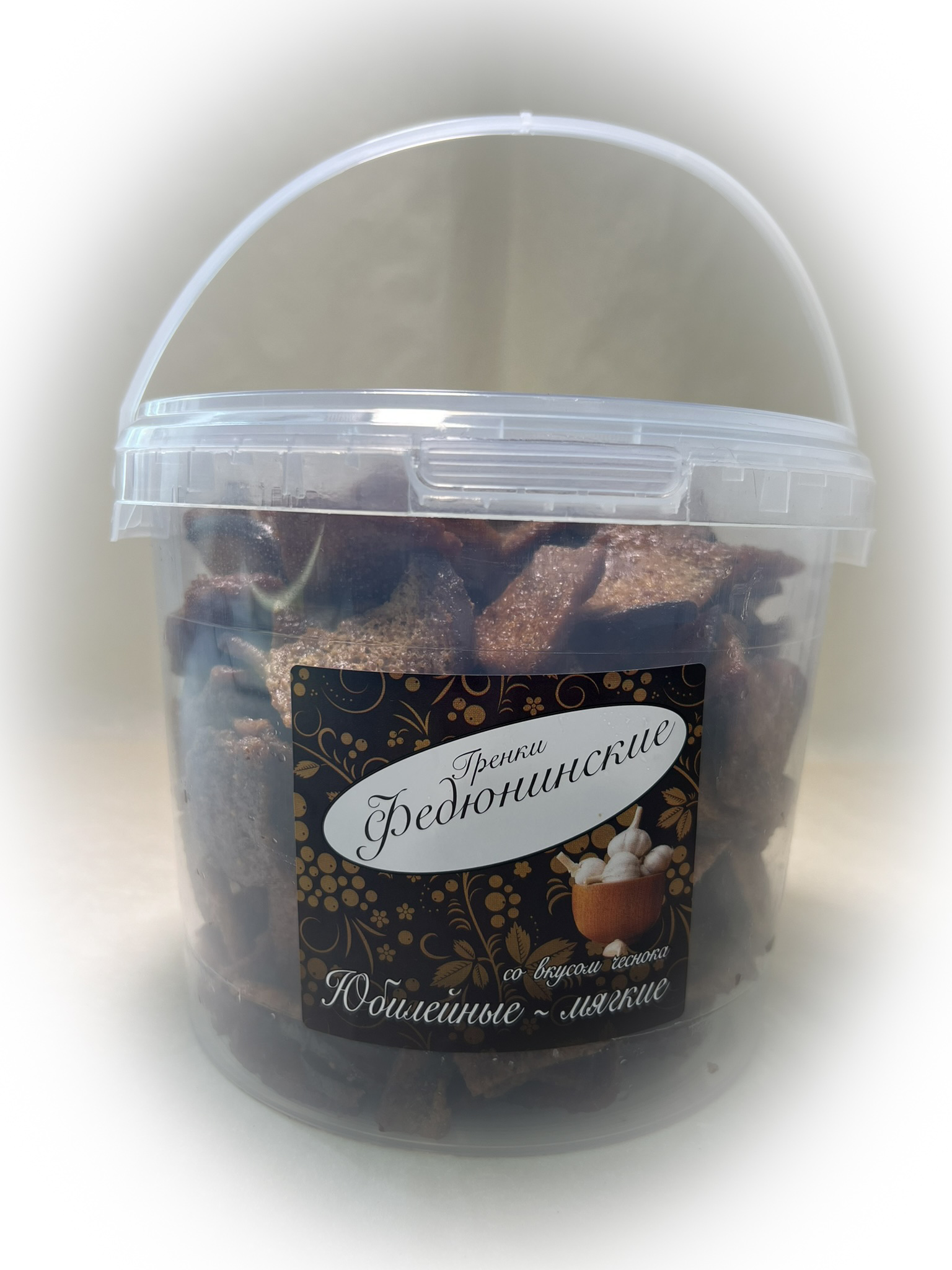 Гренки "ФЕДЮНИНСКИЕ" "Чеснок" (ведро 900 гр.) в Ижевске