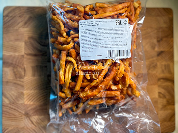 Нитка ЖАРЕНАЯ  Oktobersnack1 кг (сырный продукт) в Ижевске