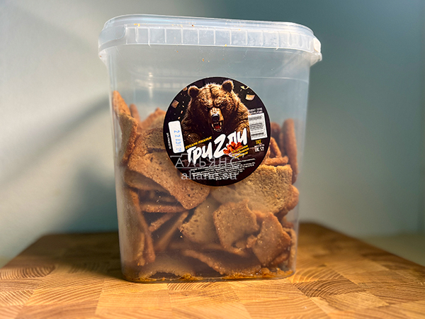 Ведро Ржаные гренки со вкусом Крылышки Барбекю (1 кг) в Ижевске