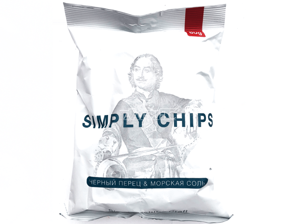 Картофельные чипсы "Simple chips" Морская соль и черный перец 80 гр. в Ижевске