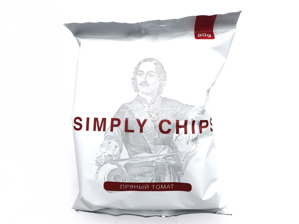 Картофельные чипсы "Simple chips" Пряный томат 80 гр. в Ижевске