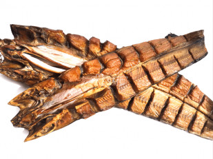 Сырок вяленый: Белый амур холодного копчения